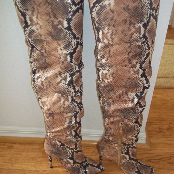 jessica simpson python boots